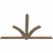 Ekena Millwork Redmond Rough Sawn Timber Gable Bracket, Douglas Fir, 72"W x 45"H x 2"D x 4"F, 15/12 Pitch GBW072X45X0204RED00RDF - alternate 2